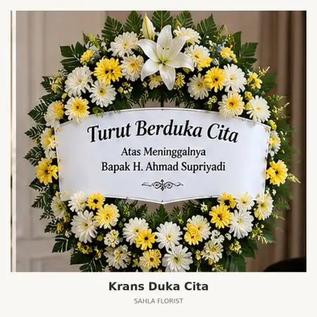 Krans Bunga Duka Rs Pondok Indah